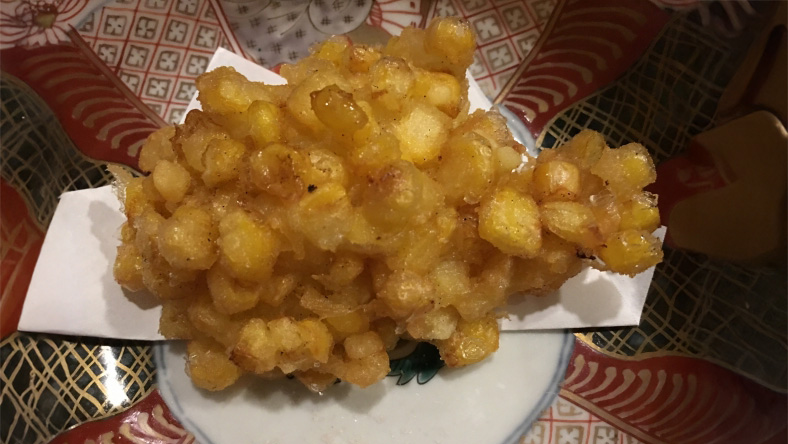 とうもろこしかき揚げ